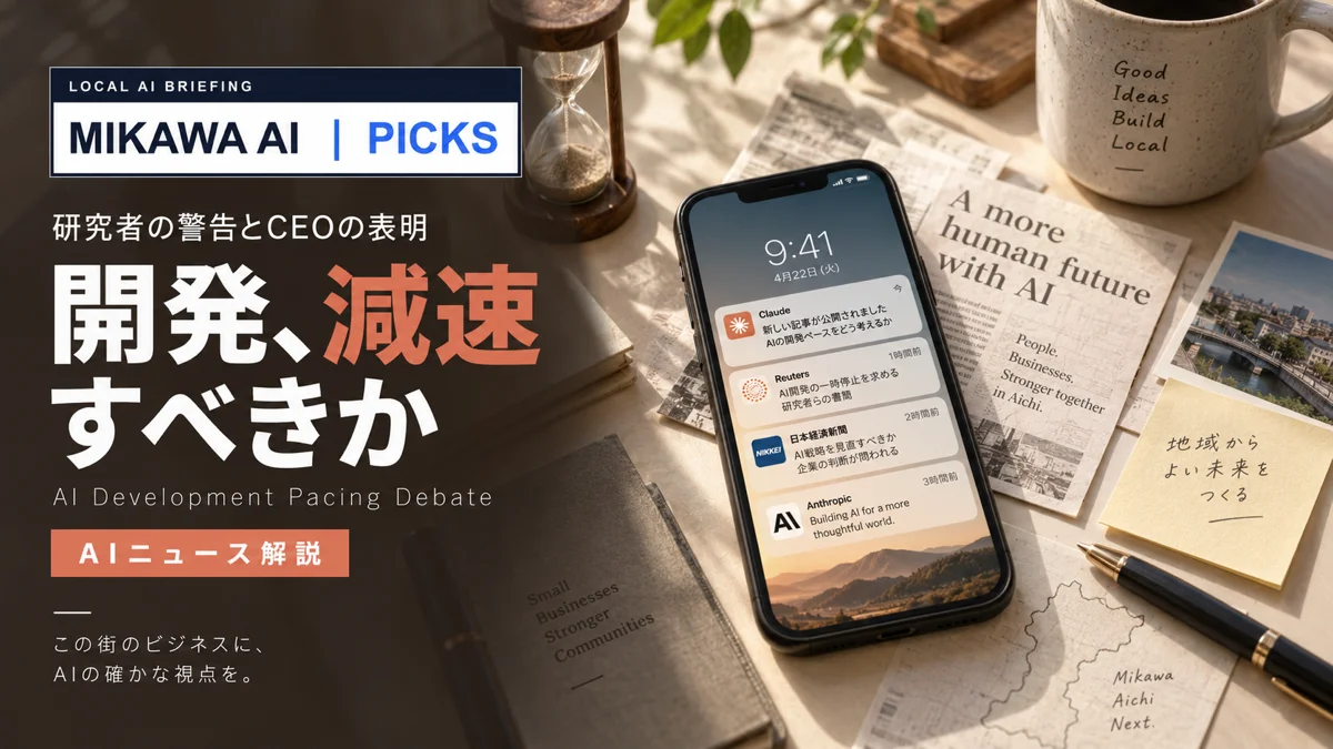 AI研究者の警告をどう受け止めるか｜経営者ができる3つのことのサムネイル