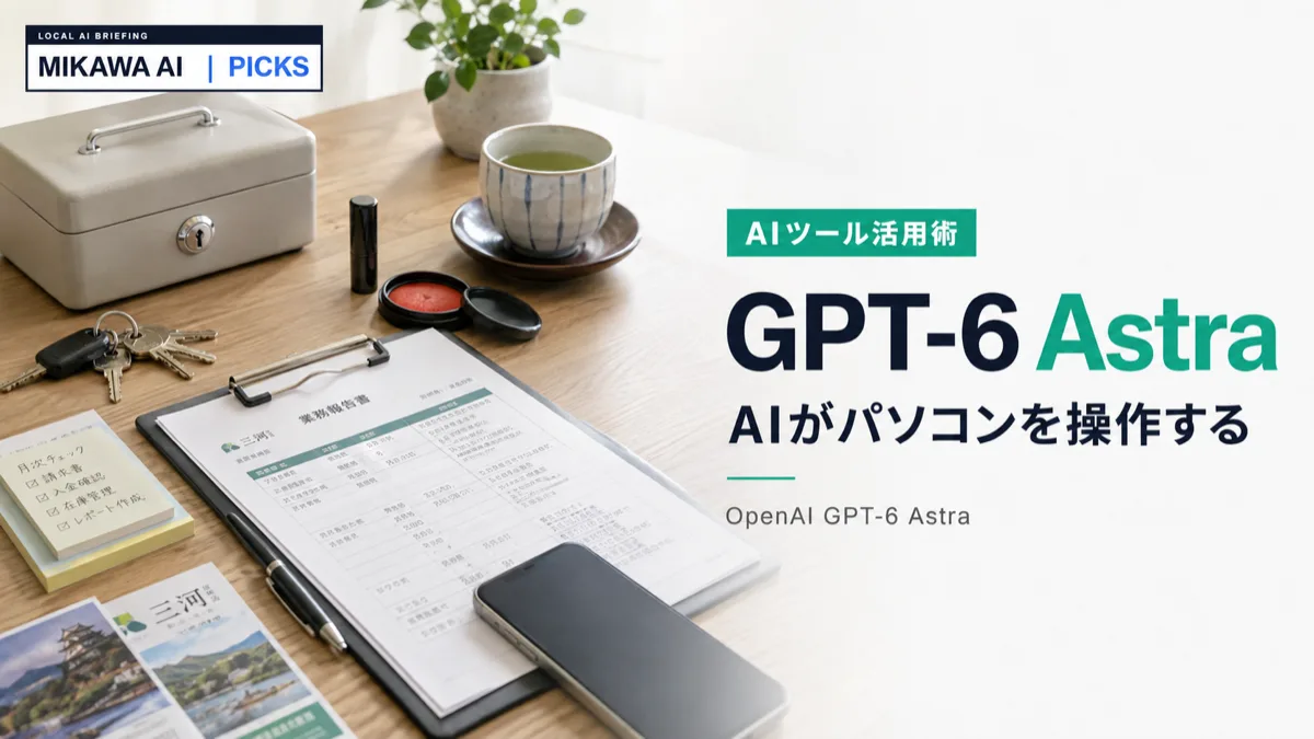 GPT-6 Astraで何が変わる｜中小企業が見直す3つの権限のサムネイル